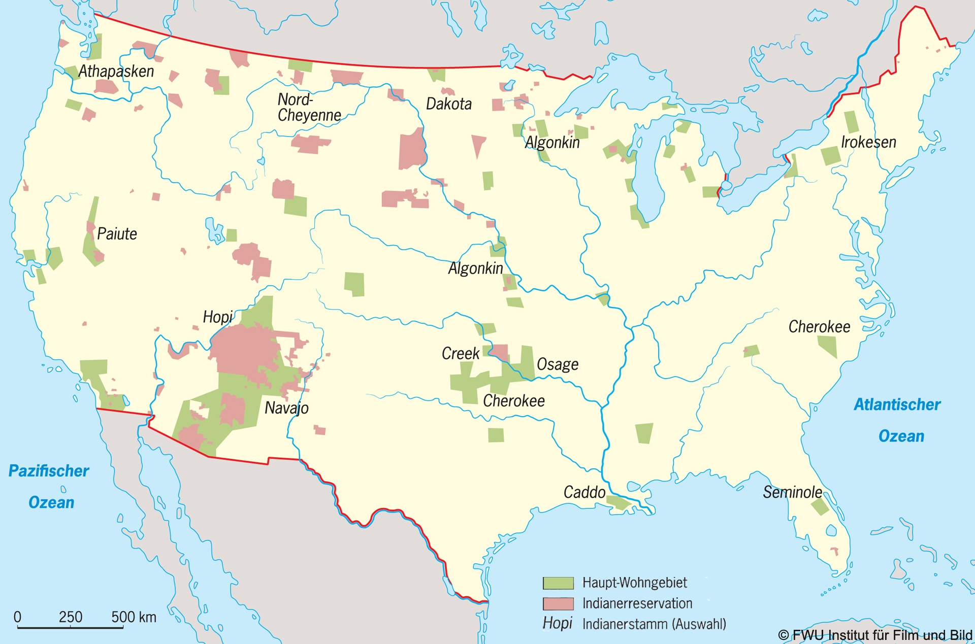 Von der Ostküste zu den Great Plains